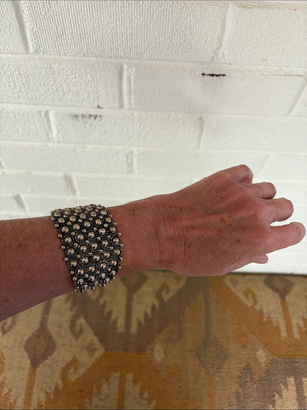 Heavy Sterling cuff bracelet